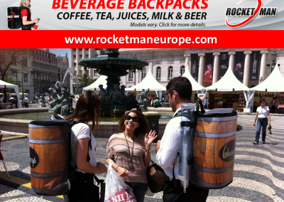 mobile vending backpack drink dispenser